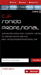 Mobile Screenshot of cjfsonidoprofesional.com